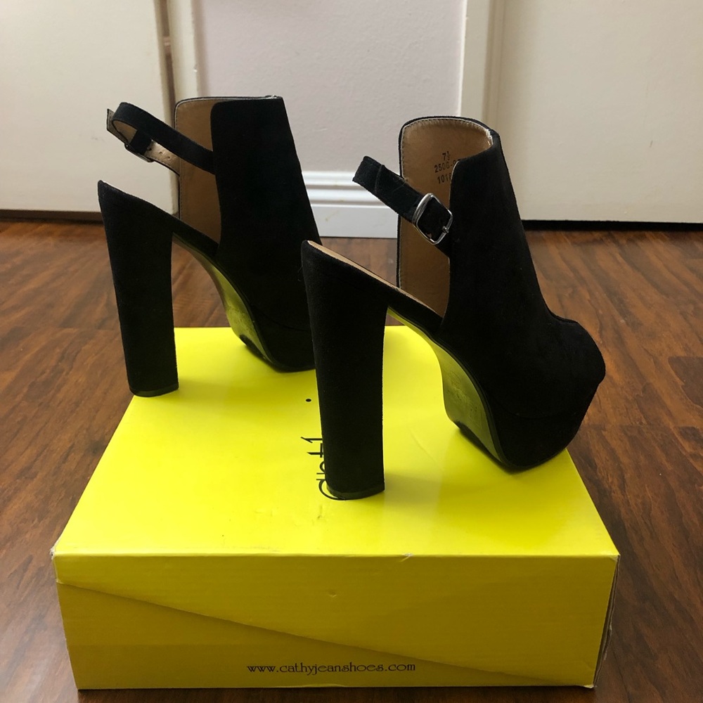 Cathy Jean, 6 inches, 1.5 inch platform, size 7.5.